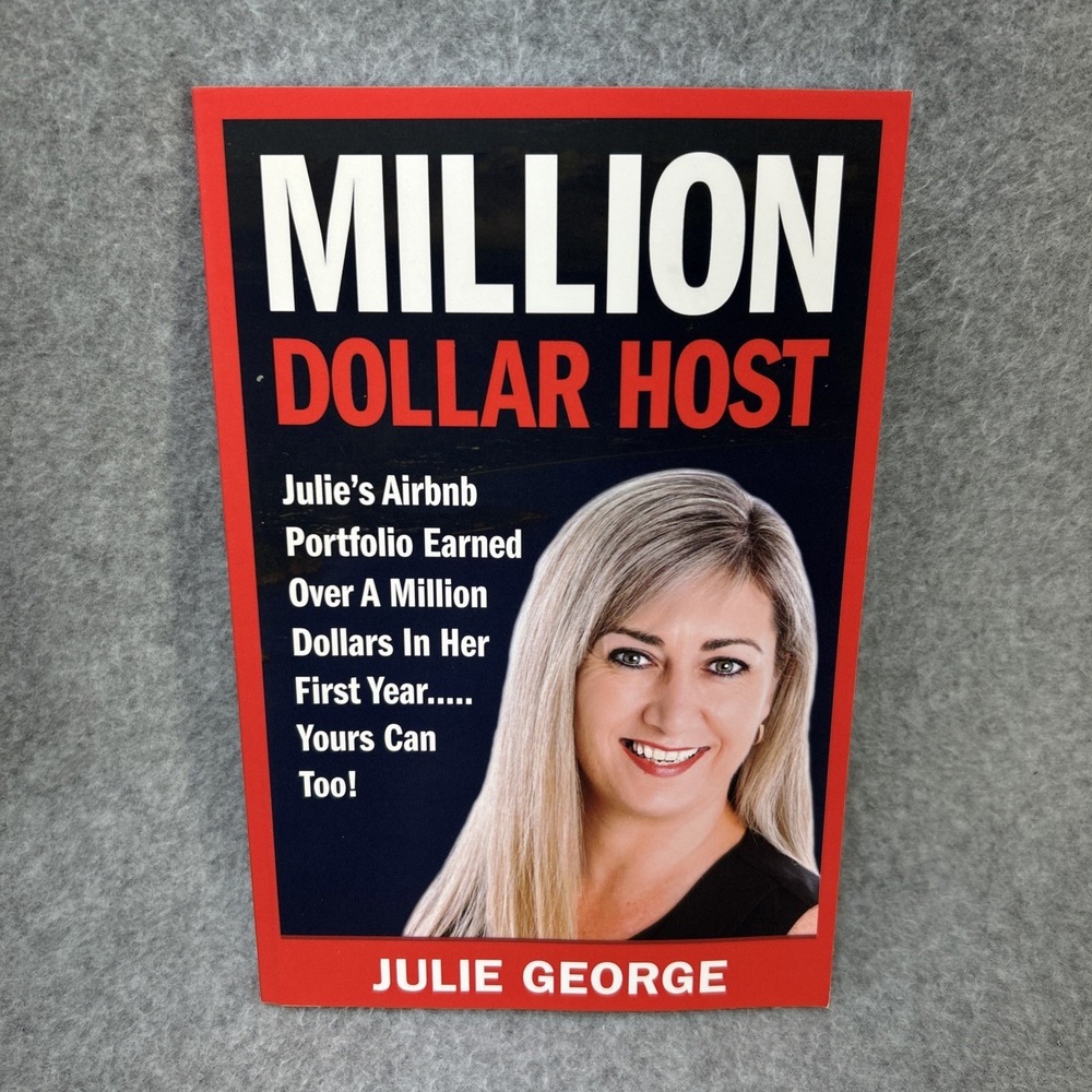 Million Dollar Host Julie George Airbnb Portfolio Business Book Paperback 9x6in